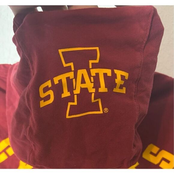 Nike Iowa Cyclones Hooded Shirt Men's Medium M Red The Nike Tee - Picture 5 of 9